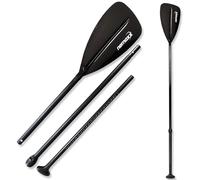 NEMAXX® Remo Sup de Aluminio (Remo de una Pala) - 3 Piezas, telescópicamente Ajustable 175-220 cm, Anti-torsión, Escala, Mango ergonómico, Pala de Nylon - para Sup, Kayak, Canoa y Bote Inflable