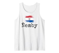 Nemby City País Paraguay Viaje Familiar Hombres Mujeres Camiseta sin Mangas