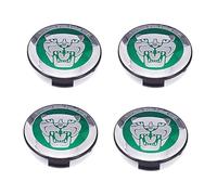 Nemeae Tapacubos 4 PCS 57mm para Jaguar XF XJ-S XJ-6 X-Type XE S-Type F-Pace F-Type XK8 XK XKR XFR Tapacubos de Centro de Rueda de Coche Cubierta de Llantas de Estilo Automático Insignia Emblema,A