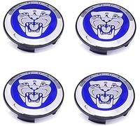 Nemeae Tapacubos 4 PCS 57mm para Jaguar XF XJ-S XJ-6 X-Type XE S-Type F-Pace F-Type XK8 XK XKR XFR Tapacubos de Centro de Rueda de Coche Cubierta de Llantas de Estilo Automático Insignia Emblema,C