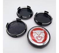 Nemeae Tapacubos 4 PCS 65mm para Jaguar XF XJ-S XJ-6 X-Type XE S-Type F-Pace F-Type XK8 XK XKR XFR Tapacubos de Centro de Rueda de Coche Cubierta de Llantas de Estilo Automático Insignia Emblema,A1