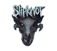Nemesis Now Abrebotellas con Licencia Oficial de Slipknot Infected Goat Logo montado en la Pared, Resina, Negro, 30 cm