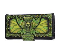 Nemesis Now Absinthe La Fee Verte Green Fairy Embossed Purse Monedero de Hada Verde, 18,5 cm