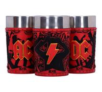 Nemesis Now ACDC Logo Set of 3 Shot Glass Set 8.7cm, Resin, Of (Importación USA)
