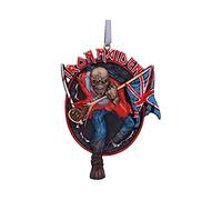 Nemesis Now Adorno Colgante de Iron Maiden Trooper de 8,5 cm, Resina, Rojo, Producto Oficial de Iron Maiden, artículos de Regalo de Eddie Iron Maiden, Fundido en la Mejor Resina, Pintado a Mano por