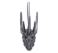 Nemesis Now Adorno colgante del Señor de los Anillos, de 10 cm, resina, plata, casco de Sauron, decoración para el hogar, fundido en la mejor resina, pintado a mano por expertos