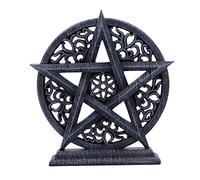 Nemesis Now Adorno de Pentagrama crepúsculo, Plata, 15,5 cm