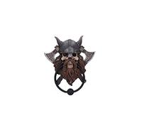 Nemesis Now Aldaba de Puerta de Visita vikinga, Gris, 18,5 cm