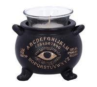 Nemesis Now All Seeing Eye Witches Cauldron - Portavelas de té, Negro, 9 cm