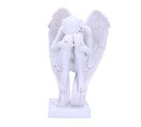 Nemesis Now Ángeles Contemplación, Blanco, 28cm