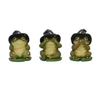 Nemesis Now Animal Three Wise Figurine Trio, Resin, Multicolour, 10cm