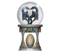 Nemesis Now Anne Stoke Dragon Heart - Bola de Nieve (polirresina, Dorada, 18,5 cm)