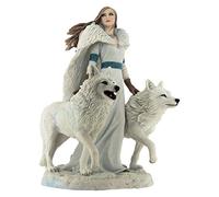 Nemesis Now, 23 cm, Blanco Anne Stokes Winter Guardians-Figura Decorativa (Resina, Color
