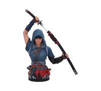 Nemesis now assassin's creed shadows naoe - figura de busto de resina,
