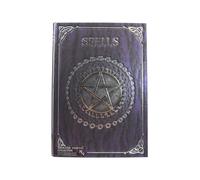 Nemesis Now B0146A3 - Libro de hechizos en relieve, color morado, 17 cm, revestido, papel libre de madera