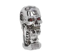 Nemesis Now Caja Cabeza de Terminador B1427D5 18 cm Plata 21 cm