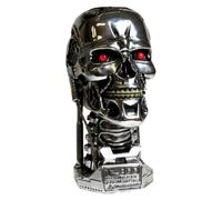 Nemesis Now B1427D5 - Caja de Cabeza de terminador, 18 cm, Plata, 21 cm