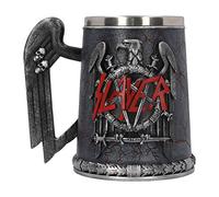 Nemesis Now B4128M8 Slayer - Jarra de resina con inserto de acero inoxidable, 14 cm, color negro