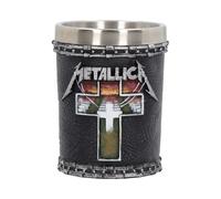 Nemesis Now B4683N9 Metallica-Master of Puppets Shot Glass 7cm, Resin w/Stainles