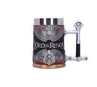 Nemesis Now B5873V2 - Licencia oficial de Lord of The Rings Aragorn Tankard, plata, 15,5 cm