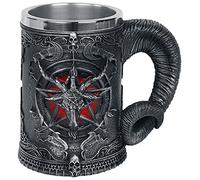 Nemesis Now Baphomet Tankard Unisex Jarra de Cerveza Negro Poliresina