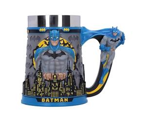 Nemesis Now Batman The Caped Crusader Tankard 15,5 cm, resina, producto oficial de DC, taza de cerveza Batman, fundida en la mejor resina, pintada a mano por expertos, inserto extraíble