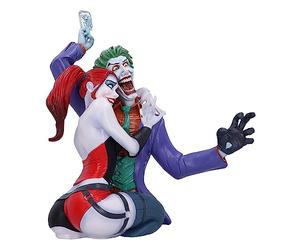Nemesis Now Busto Oficial de The Joker y Harley Quinn, Multicolor, 37,5 cm, 37.5cm