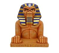 Nemesis Now Caja de Busto de Iron Maiden Powerslave con Licencia Oficial, Naranja, 28 cm