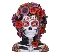 Nemesis Now Calavera Catrina 32 cm, Resina, Rojo, Figura del día de los Muertos, Adorno Rojo del día de los Muertos, artículos de Regalo coleccionables, Fundido en la Mejor Resina, Pintado a Mano por