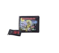 Nemesis Now Cartera Oficial de Iron Maiden Killers, Color Negro