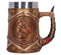 Nemesis Now Casa del Dragón Targaryen - Jarra con corona y daga (16 cm) | Taza de resina pintada a mano con licencia oficial de Juego de Tronos, 16 onzas