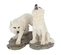 Nemesis Now Chase - Juego de 2 Figuras (17 cm, 9,8 cm), Color Blanco