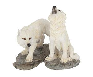 Nemesis Now Chase - Juego de 2 Figuras (17 cm, 9,8 cm), Color Blanco