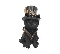 Nemesis Now Cogsmiths - Figura de Gato (18,5 cm), Color Negro