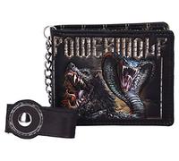 Nemesis Now Cartera en Relieve con Licencia Oficial de Powerwolf Kiss of The Cobra King, Cuero, Black, 11cm