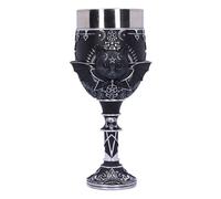 Nemesis Now Copa de acero inoxidable Cult Cuties – con forma de gato 19,5 cm, resina pintada a mano