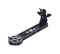 Nemesis Now Cult Cuties Malpuss - Soporte para Incienso (24 cm), Color Negro
