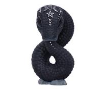Nemesis Now Cult Cuties Ouroboros Snake 9.6cm, Resin, Black, Ouroboros Occult Sn