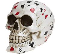 Nemesis Now Dead Mans - Figura Decorativa de Calavera (17 cm), Color Blanco