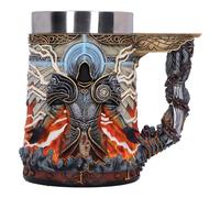 Nemesis Now Diablo® IV Inarius Jarra de 15,5 cm, resina, coleccionable Diablo IV, inserto de acero inoxidable, fundido en la mejor resina, pintado a mano por expertos