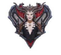 Nemesis Now Diablo® IV Lilith - Escultura para colgar en la pared, 30 cm, resina, verde, fundida en la mejor resina, pintada a mano por expertos