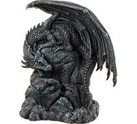 Nemesis Now Dragon Pool - Quemador de Incienso (Resina, 19 cm), Color Negro
