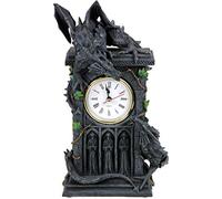 Nemesis Now Duelling Dragons - Reloj (26 cm, poliresina), Color Gris