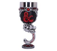 Nemesis Now Dungeons & Dragons Fantasy Juego de rol Die D20 Copa, Negro, 19.5cm