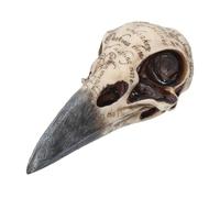 Nemesis Now Edgar's Raven - Figura Decorativa (25 cm), Color Marfil