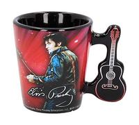Nemesis Now Elvis '68 - Taza de café expreso, color rojo