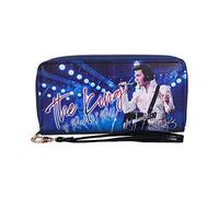 Nemesis Now Elvis El Rey del Rock y el Rollo Azul Monedero para Mujer, 19 cm