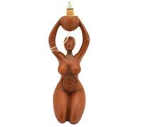 Nemesis Now Espiral Goddess Tribute - Quemador de Incienso (18 cm), Color marrón