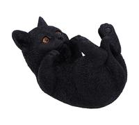 Nemesis Now Familiar Helper U6694A24 - Figura de Gato Negro de Resina, 12,5 cm, Adorno de Gato Negro, artículos de Regalo coleccionables, fundidos en la Mejor Resina, Pintado a Mano por Expertos, 8,5