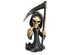 Nemesis Now Fear Cursing Grim Reaper - Figura Decorativa, 21,5 cm, Color Negro